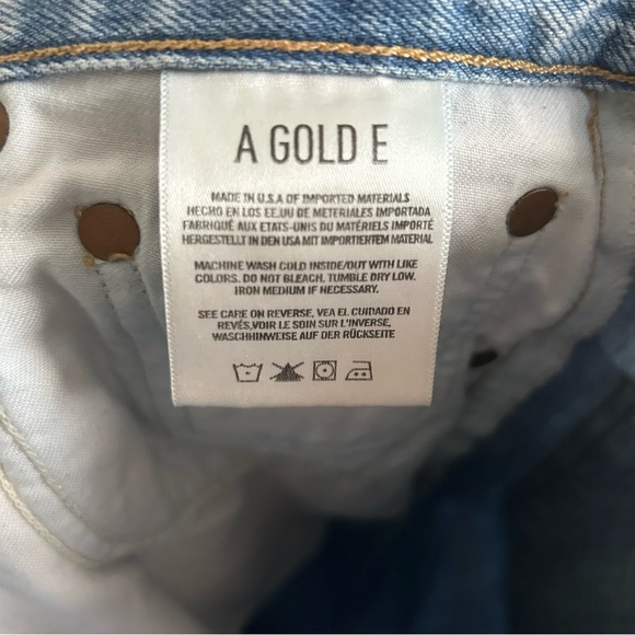 AGOLDE Pinch Waist Jeans with Ripped Knees - Picture 5 of 6